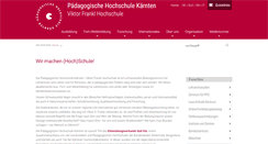Desktop Screenshot of ph-kaernten.ac.at